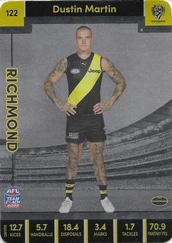 2023 AFL TeamCoach - Silver #122 Dustin Martin Front